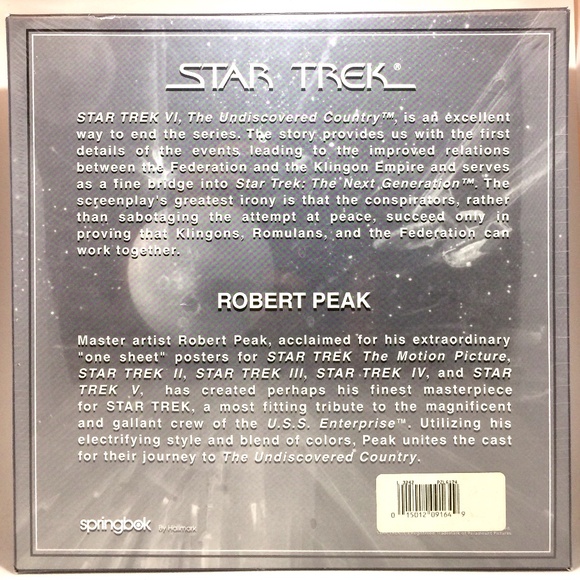 Springbok Star Trek Journey to Undiscovered Country 1000 Piece Puzzle - Picture 2 of 2
